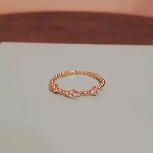 18k Gold On Silver Ring. Size 10.